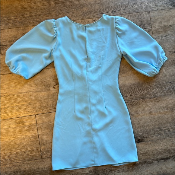 Amanda Uprichard Sky Blue Mini Dress - Picture 3 of 5